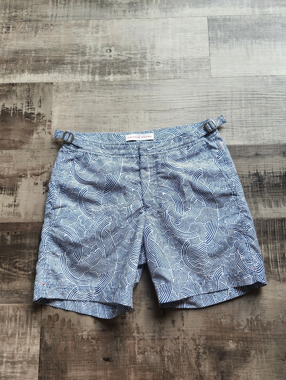 Orlebar Brown Swim Shorts Mens 28 Blue Bulldog Trunks OB Classic